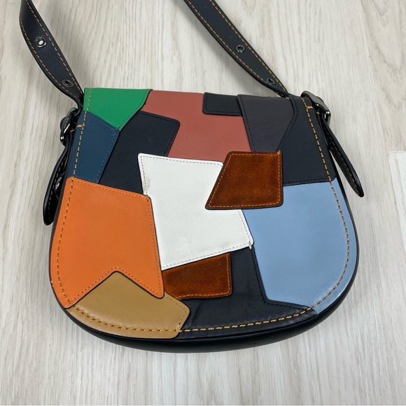 Coach Patchwork Saddle Bag 23 Crossbody Purse - Picture 4 of 10